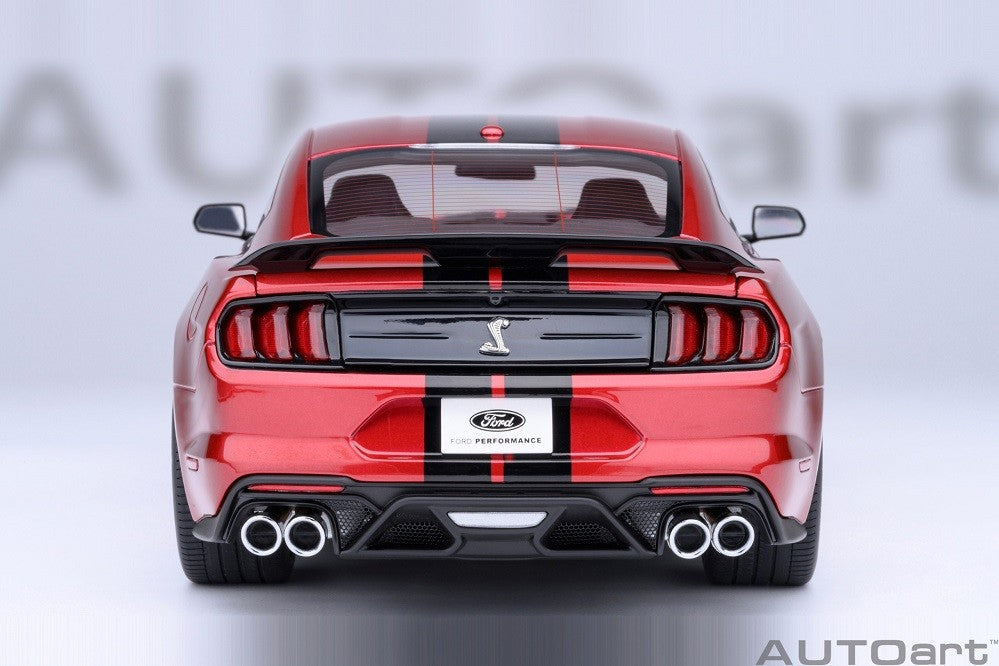 Ford Mustang Shelby GT500 (Rouge rapide) - Autoart 1/18 - 73098 - Passion Diecast 
