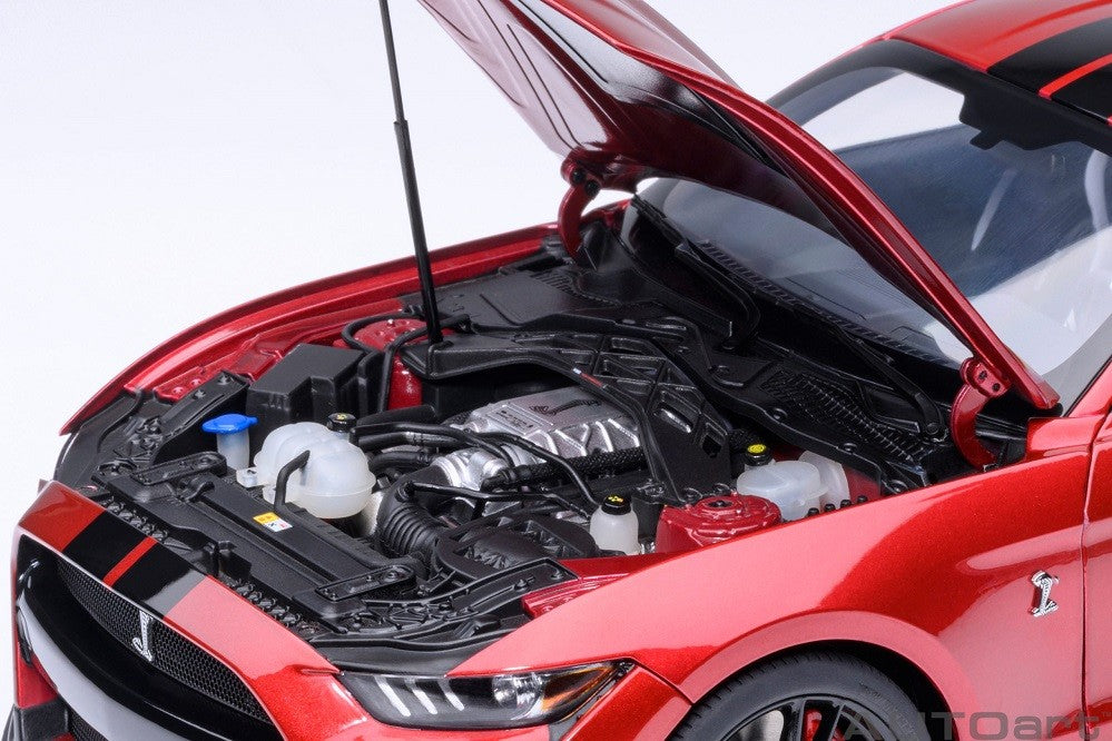 Ford Mustang Shelby GT500 (Rouge rapide) - Autoart 1/18 - 73098 - Passion Diecast 