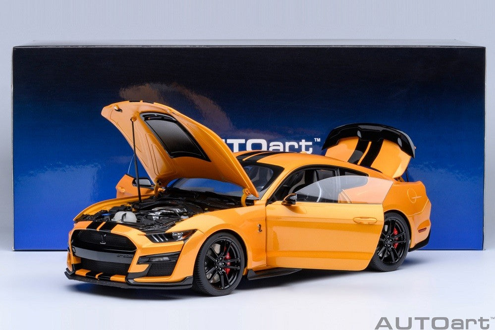 Ford Mustang Shelby GT500 (Cyber Orange) - Autoart 1/18 - 73099 - Passion Diecast 