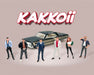 Kakkoii - 6 Piece metal set - American Diorama - 1/64 - AD-2425 Passion Diecast
