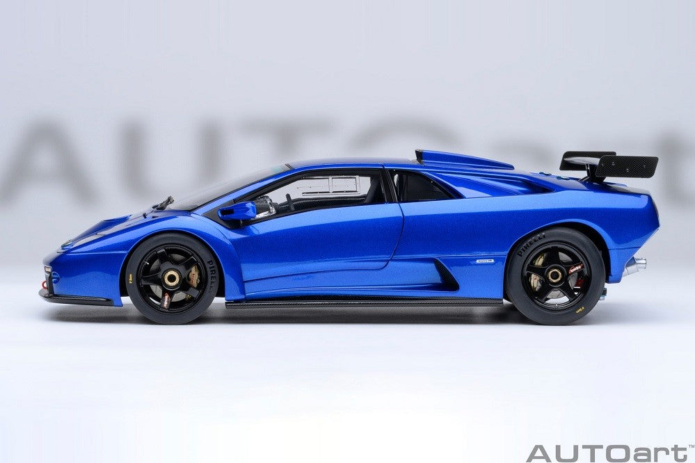 Lamborghini Diablo GTR (Bleu Monterey) - Autoart 1/18 - 79135 - Passion Diecast 