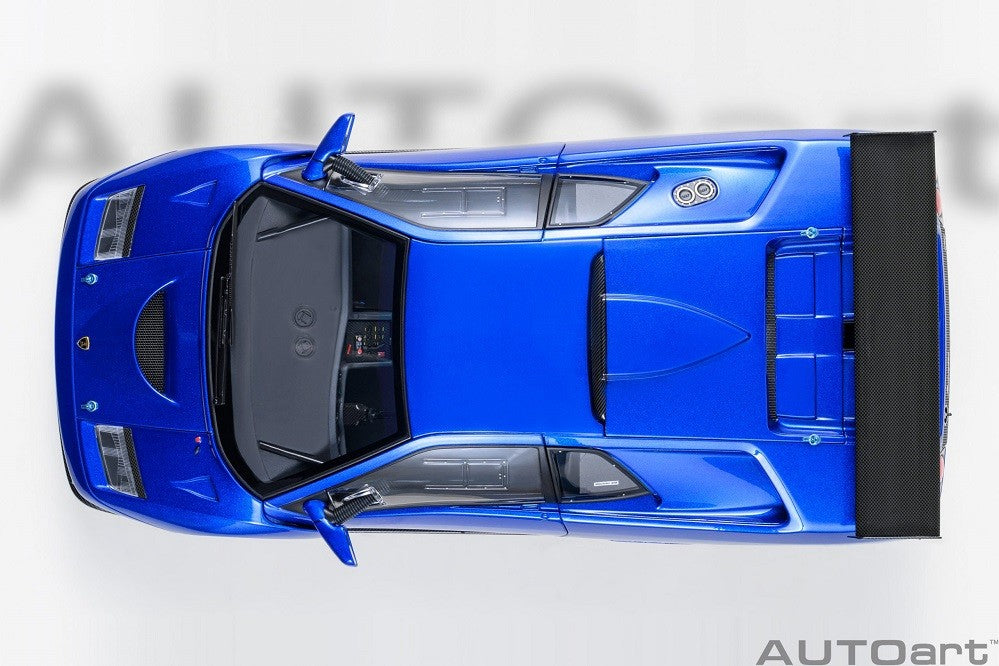 Lamborghini Diablo GTR (Bleu Monterey) - Autoart 1/18 - 79135 - Passion Diecast 