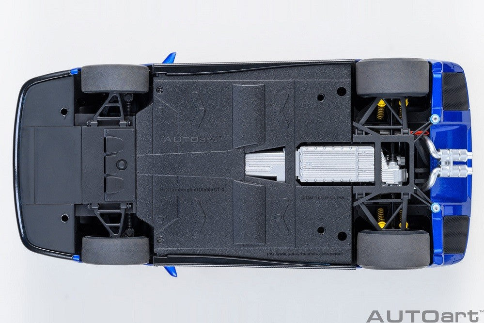 Lamborghini Diablo GTR (Bleu Monterey) - Autoart 1/18 - 79135 - Passion Diecast 