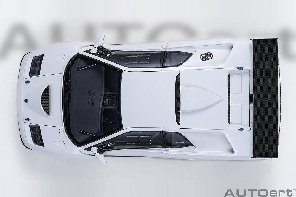 Lamborghini Diablo GTR (Impact White) - Autoart 1/18 - 79136 - Passion Diecast 