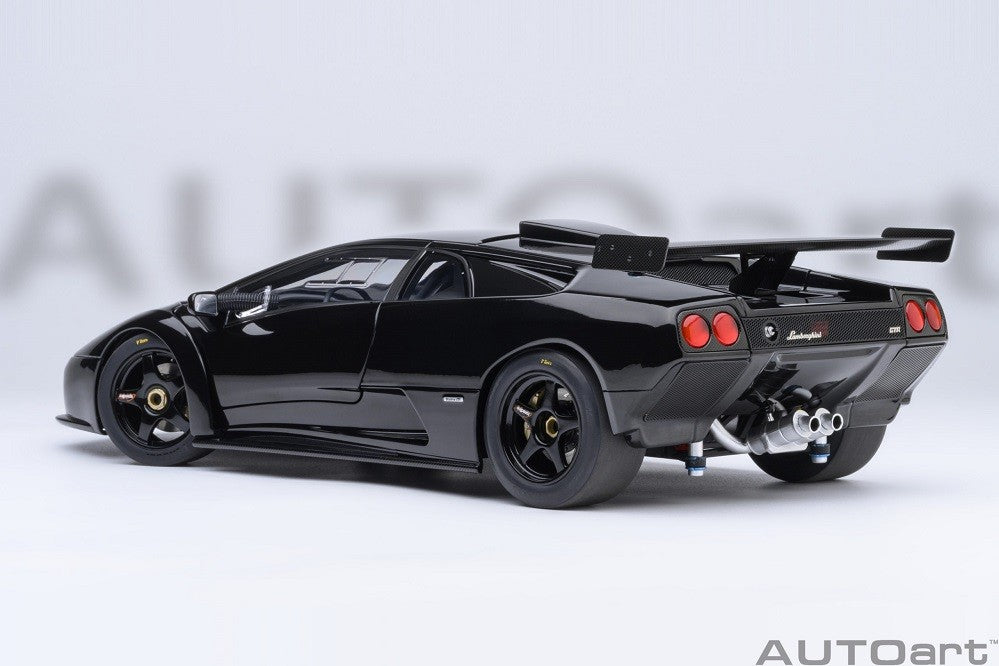 Lamborghini Diablo GTR (Deep Black) - Autoart 1/18 - 79137 - Passion Diecast 