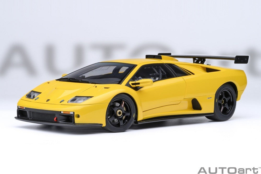 Lamborghini Diablo GTR (Superfly Yellow) - Autoart 1/18 - 79138 - Passion Diecast 