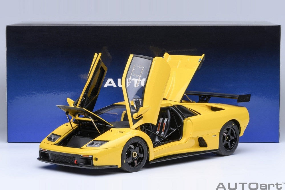 Lamborghini Diablo GTR (Superfly Yellow) - Autoart 1/18 - 79138 - Passion Diecast 
