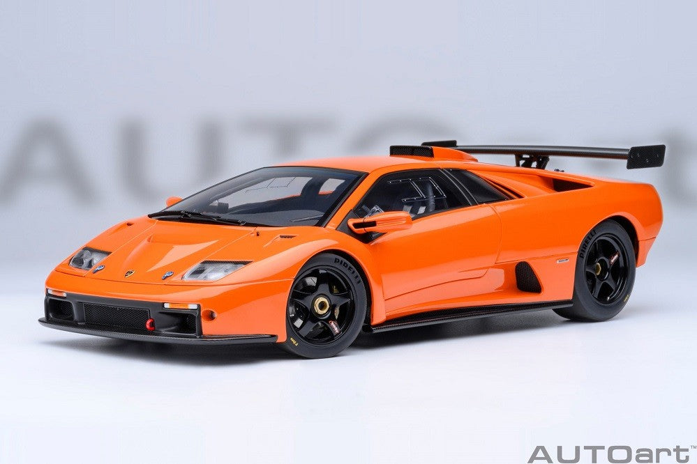 Lamborghini Diablo GTR (Arancio Ishtar) - Autoart 1/18 - 79139 - Passion Diecast 