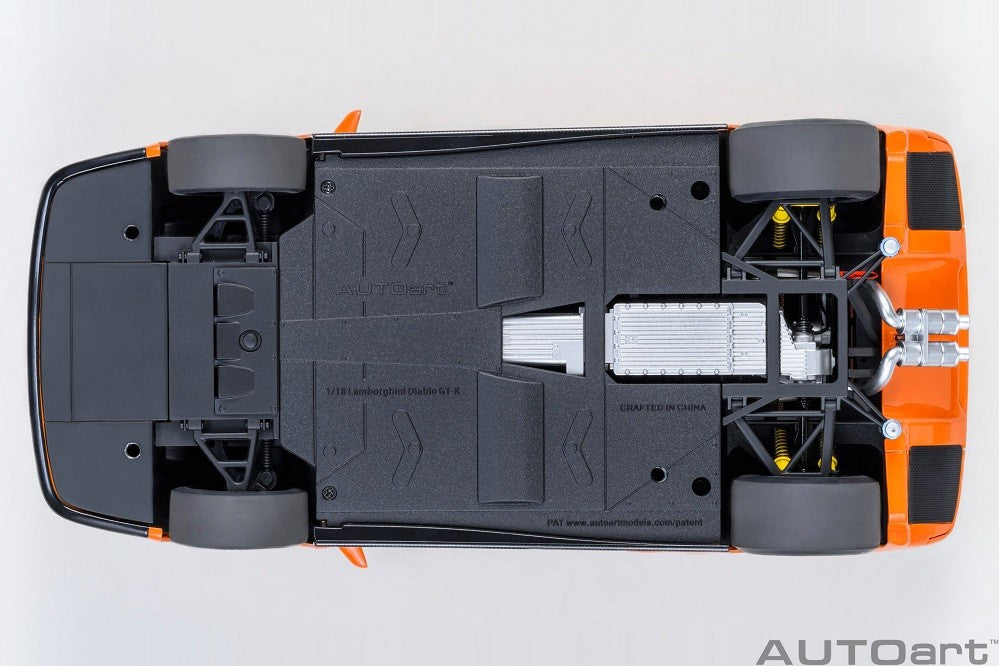 Lamborghini Diablo GTR (Arancio Ishtar) - Autoart 1/18 - 79139 - Passion Diecast 