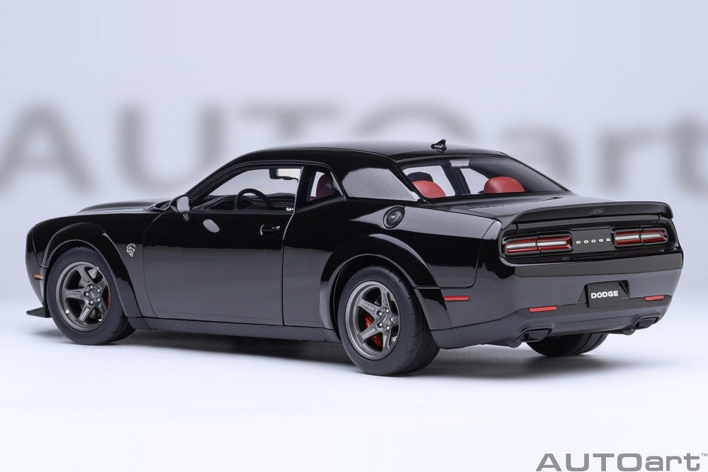 Dodge Challenger SRT Superstock 2023 (Pitch Black) - Autoart 1/18 - 71765 - Passion Diecast 