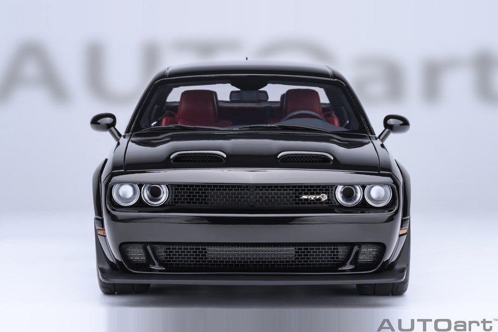 Dodge Challenger SRT Superstock 2023 (Pitch Black) - Autoart 1/18 - 71765 - Passion Diecast 