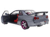 1999 Nissan Skyline GT-R R34 - Silver with Purple Metallic Accents -  Solido  1/18 - S1804310 -  Passion Diecast 