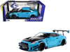 LBWK Liberty Walk 2023 Nissan Skyline GT-R R35 Baby Blue -  Solido  1/18 - S1805817 -   Passion Diecast 