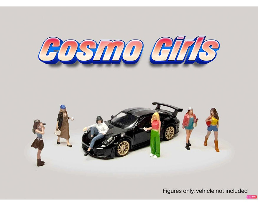 Cosmo Girls - 6 Piece metal set - American Diorama - 1/64 - AD-2437 Passion Diecast