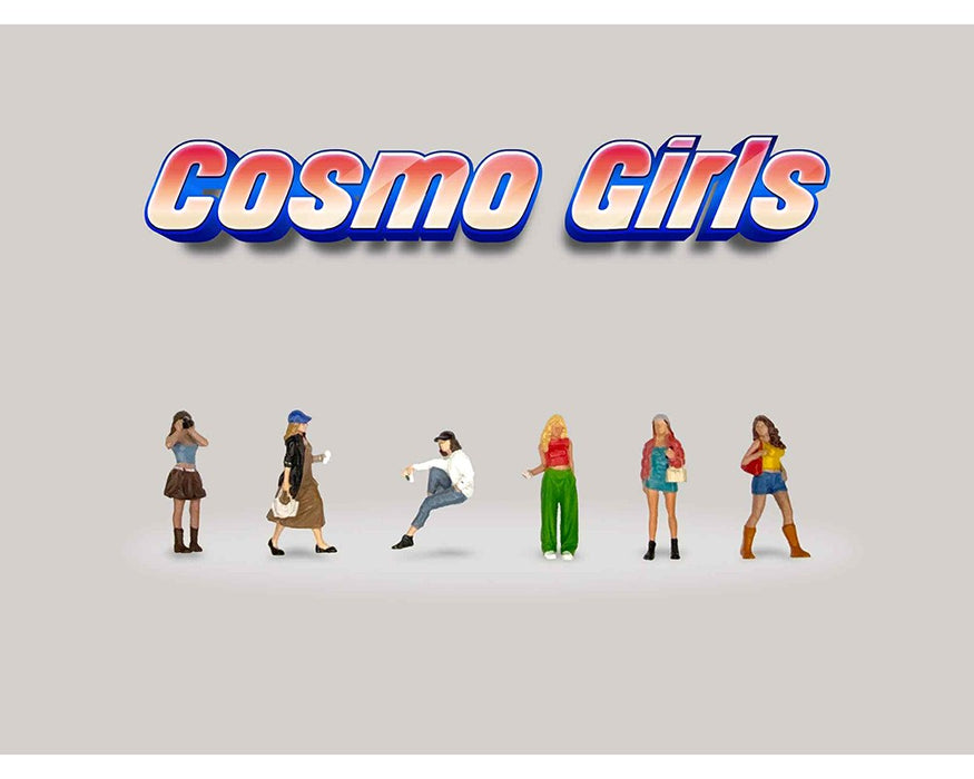 Cosmo Girls - 6 Piece metal set - American Diorama - 1/64 - AD-2437 Passion Diecast