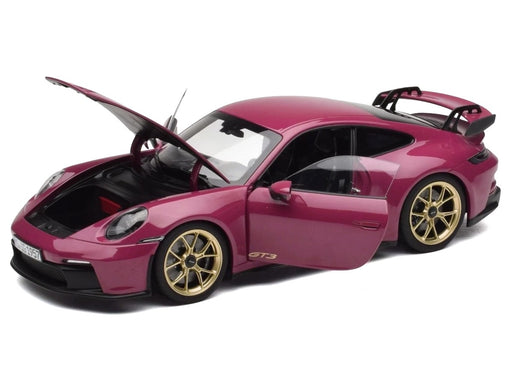 Porsche 911 GT3 2021 Ruby Star Neo - Norev 1:18 - 187381 - Passion Diecast