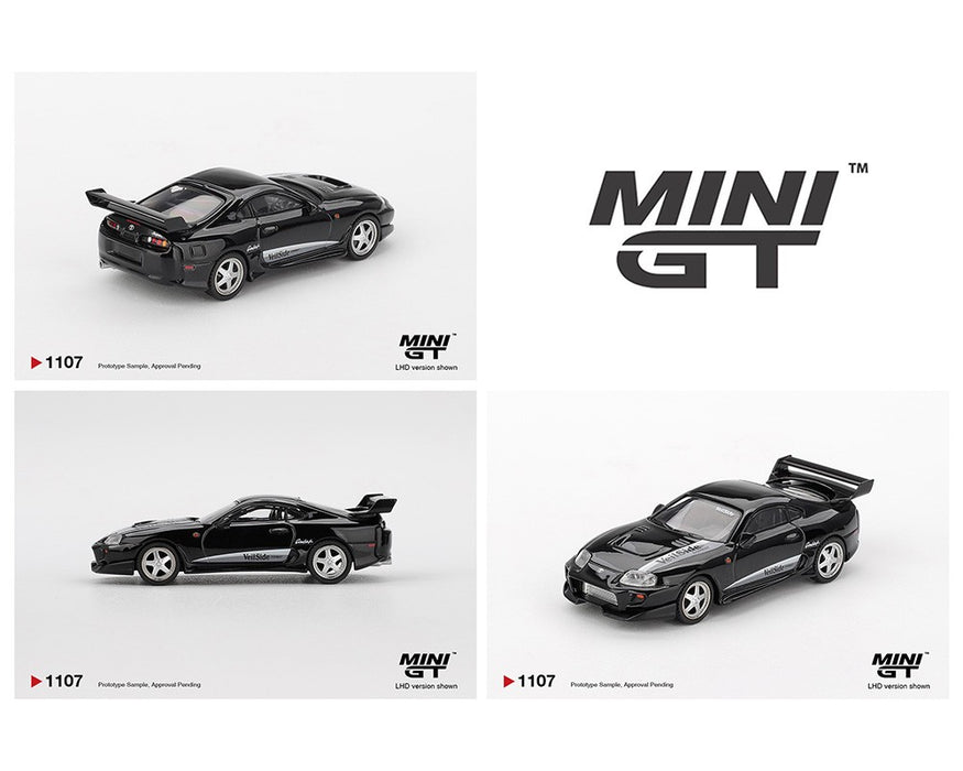Toyota Supra VeilSide Combat V-II - Black - Mini GT - 1:64 - MGT01107 Passion Diecast