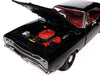 1969 Dodge Coronet Super Bee (MCACN) Black with Red Interior - Auto World - 1/18 - AMM1347 - Passion Diecast 
