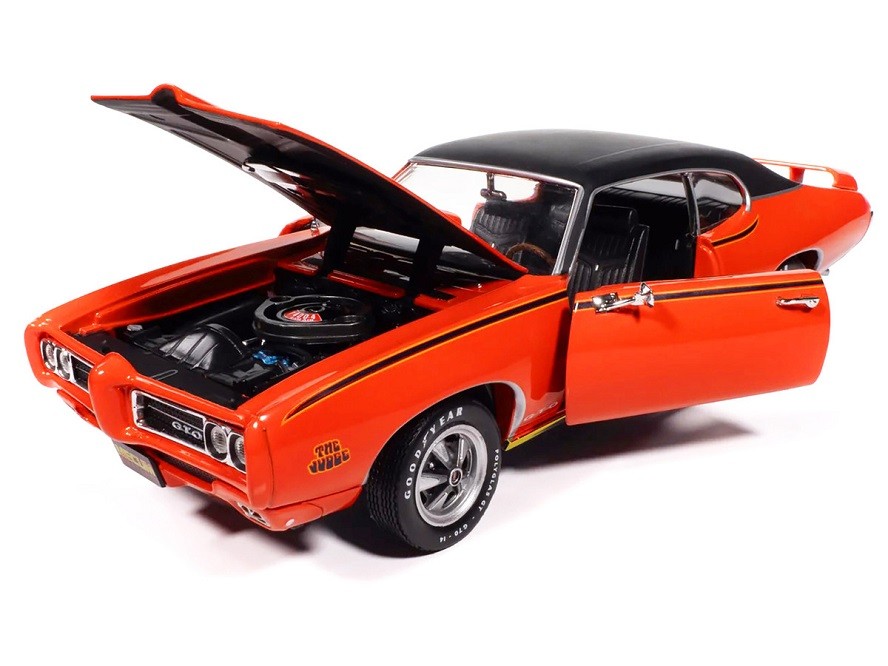 1969 Pontiac GTO Judge in Carousel Red - Mecum Auctions - Auto World - 1/18 - AMM1351
