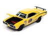 1970 Dodge Super Bee Banana Yellow with Optima Street Car Race Graphics - Johnny Lightning 1/64 - JLCG033 B B Passion Diecast