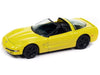 2003 Chevrolet Corvette 50th Anniversary Edition in Millenium Yellow - Johnny Lightning 1/64 - JLCG033 A A Passion Diecast