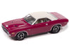 1971 Dodge Challenger R/T in Panther Pink with White Top - Johnny Lightning 1/64 - JLCG033 B F