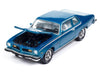 1974 Pontiac GTO in Regatta Blue Poly - Johnny Lightning 1/64 - JLMC034 B F Passion Diecast