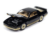 1987 Pontiac Firebird GTA King of the Jungle in Gloss Black - Johnny Lightning 1/64 - JLMC034 B E Passion Diecast