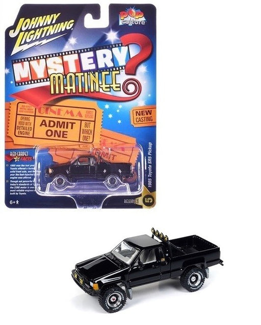 Mystery Matinee - 1985 Toyota SR5 Pickup in Black - Johnny Lightning 1/64 - JLPC014 E Passion Diecast