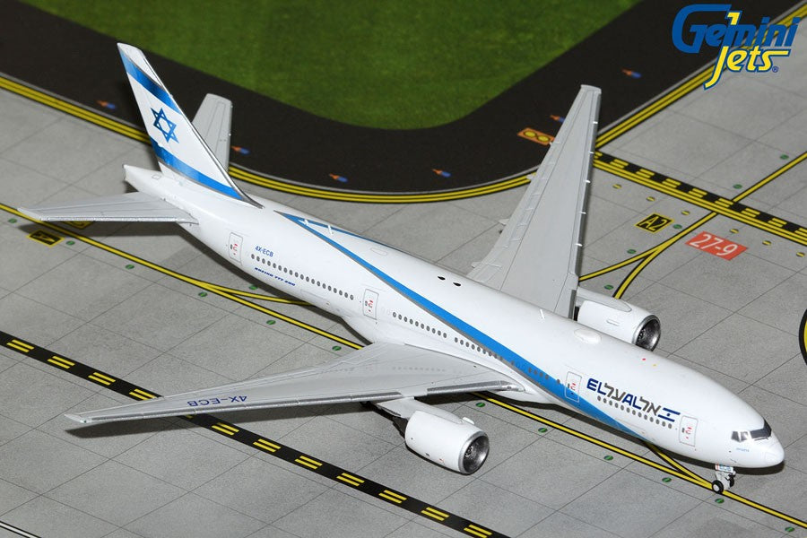 El Al Israel Airlines Boeing 777-200ER / 4X-ECB / Gemini 1:400 - GJELY2300 GJ2300