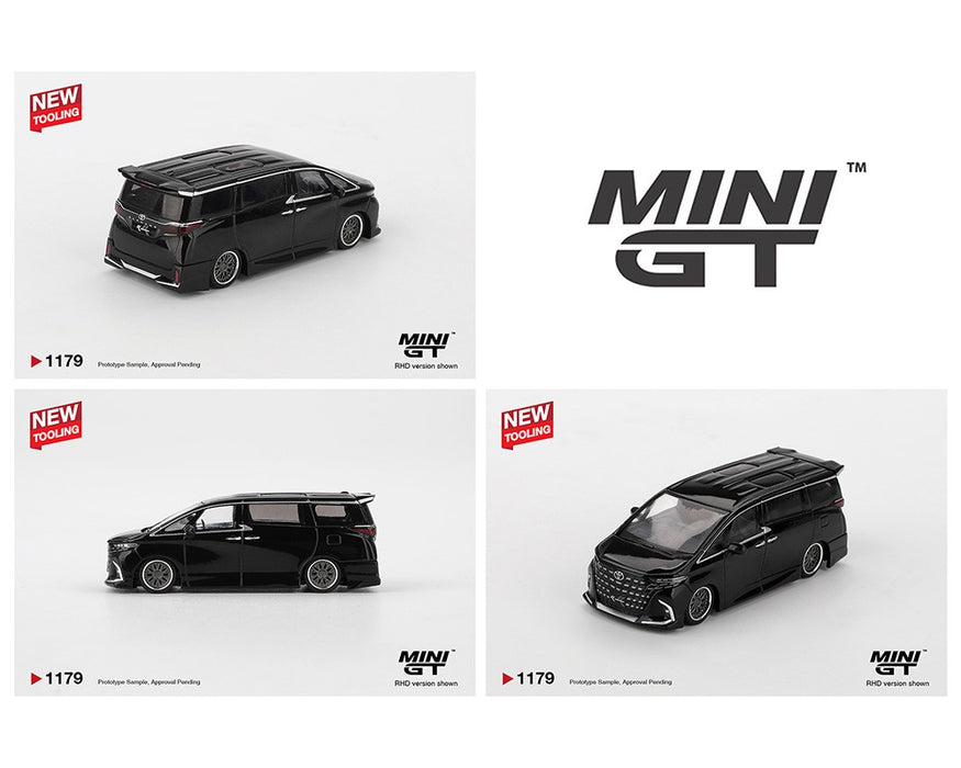 Toyota Alphard 40 KUHL - Black - Mini GT - 1:64 - MGT01179 Passion Diecast