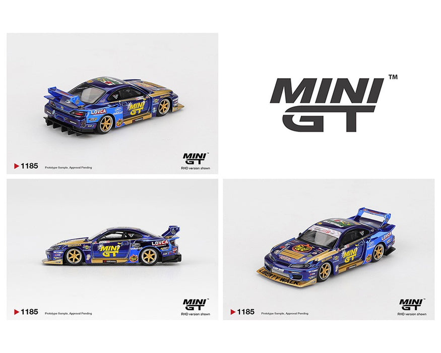 Nissan LB-Super Silhouette S15 Team MINI GT Liberty Walk 2025 Formula Drift Halloween - Mini GT - 1:64 - MGT01185