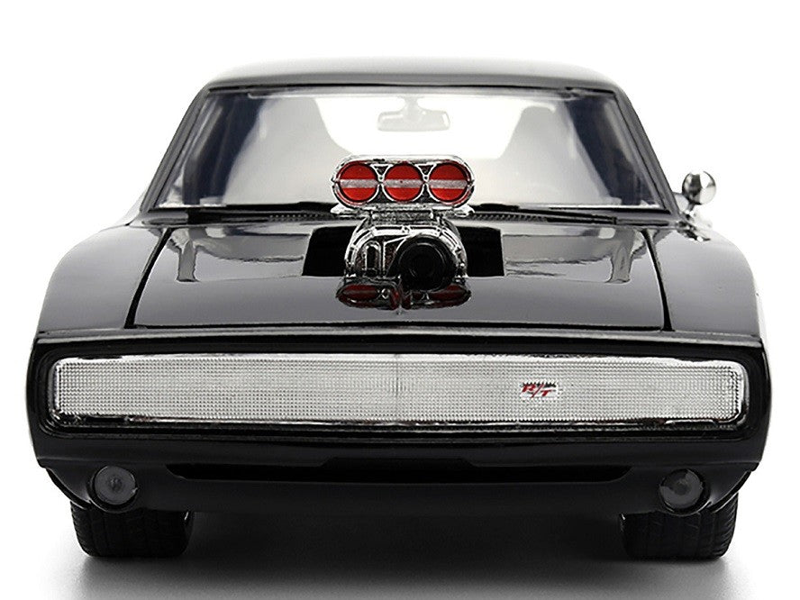 1970 Dodge Charger R/T Black "Furious 7" (2015) Movie "Fast & Furious" Series - Jada - 1/24 - 35423