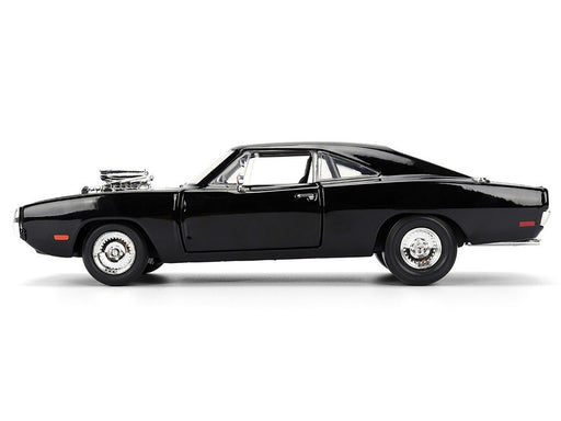 Dom's 1970 Dodge Charger R/T Black "F9" (2021) Movie "Fast & Furious" Series - Jada - 1/24 - 35424