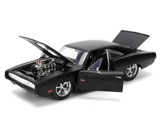 1970 Dodge Charger R/T Matt Black "Fast & Furious" (2009) Movie "Fast & Furious" Series - Jada - 1/24 - 35729
