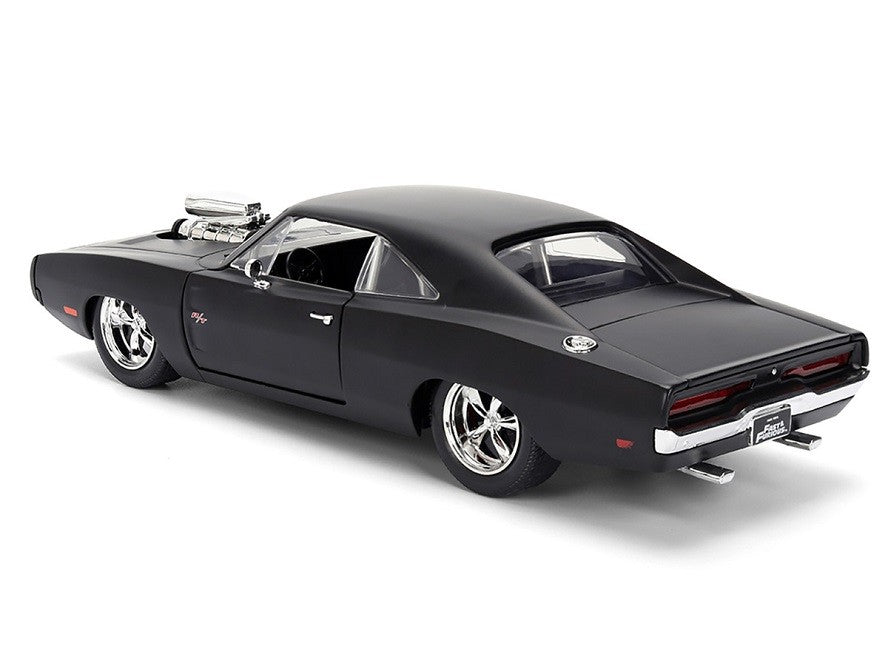 1970 Dodge Charger R/T Matt Black "Fast & Furious" (2009) Movie "Fast & Furious" Series - Jada - 1/24 - 35729