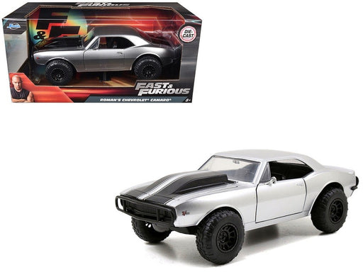 Roman's Chevrolet Camaro Z/28 Silver "Fast & Furious 7" Movie Fast Furious Series - Jada - 1/24 - 97166
