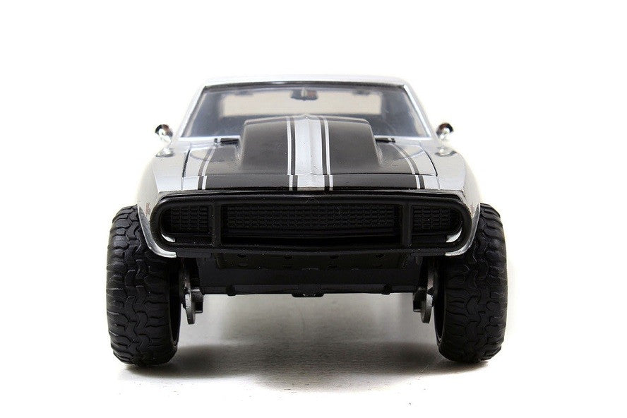Roman's Chevrolet Camaro Z/28 Silver "Fast & Furious 7" Movie Fast Furious Series - Jada - 1/24 - 97166