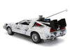 DeLorean Time Machine Brushed Frost Version Lights Back to the Future - Hollywood Rides Series - Jada - 1/24 - 36145