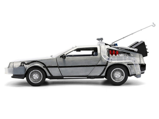 Back To The Future 40th Anniversary Time Machine with Truck Packaging - Hollywood Rides Series - Jada - 1/24 - 36849
