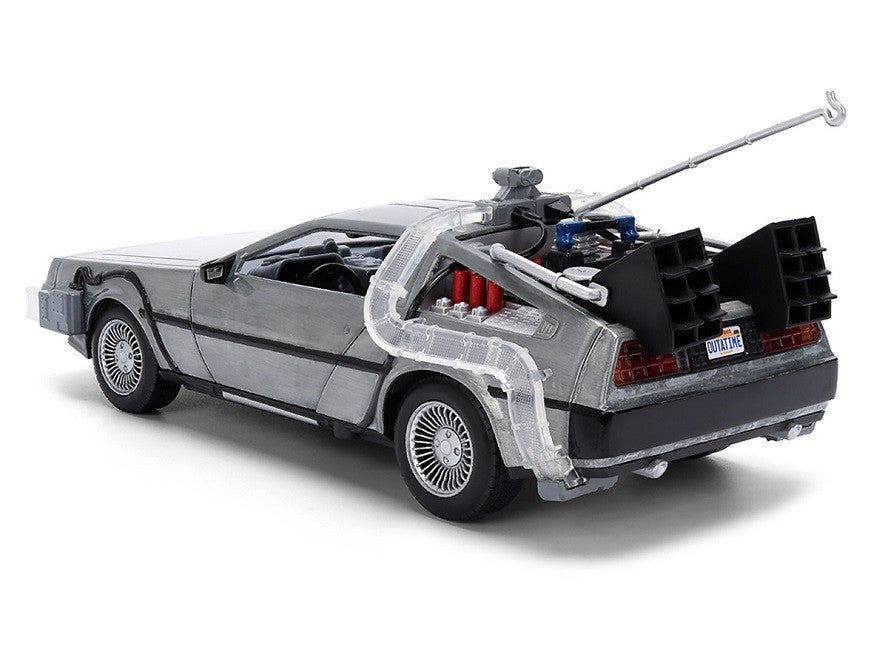 Back To The Future 40th Anniversary Time Machine with Truck Packaging - Hollywood Rides Series - Jada - 1/24 - 36849