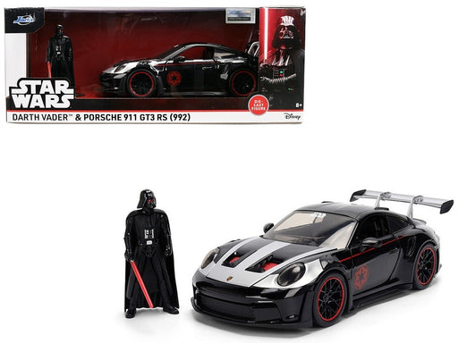 Star Wars Darth Vader and Porsche 911 GT3 RS (992) - Black - Hollywood Rides - Jada - 1/24 - 36477