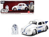 Star Wars R2-D2 and 1959 Volkswagen Drag Beetle - White - Hollywood Rides - Jada - 1/24 - 36912