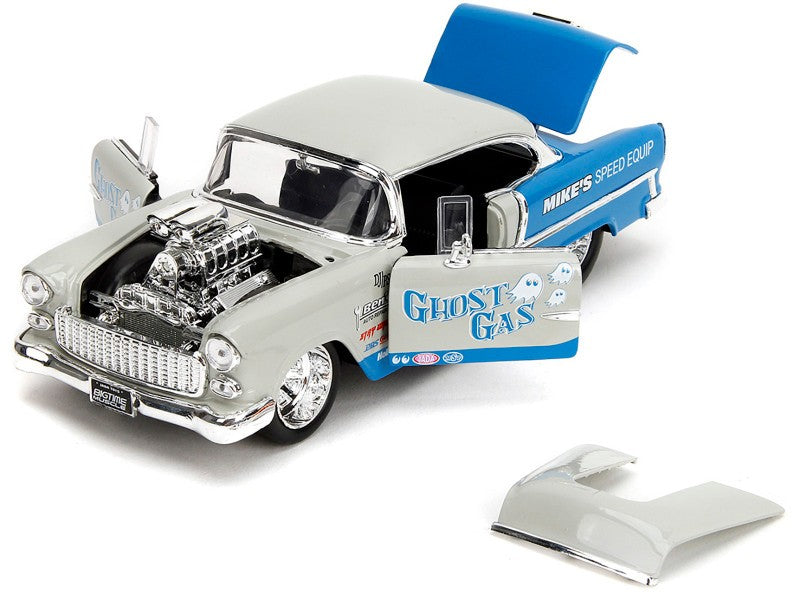 1955 Chevrolet Bel Air Custom - Blue - Bigtime Muscle - Jada - 1/24 - 35211