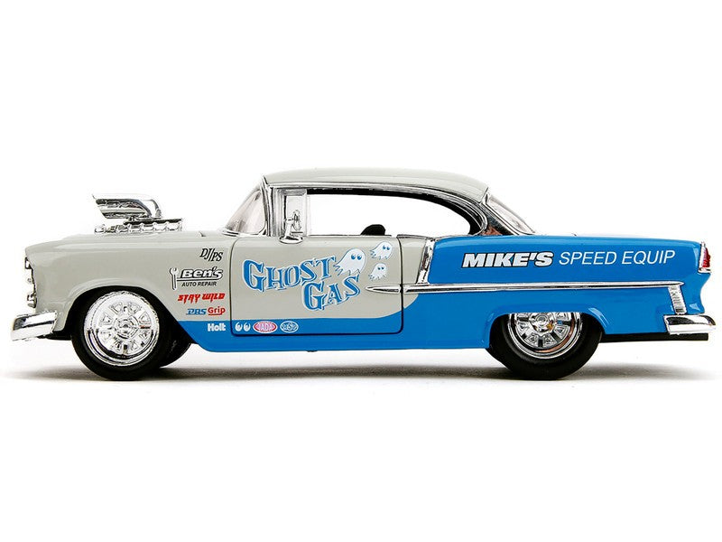 1955 Chevrolet Bel Air Custom - Blue - Bigtime Muscle - Jada - 1/24 - 35211