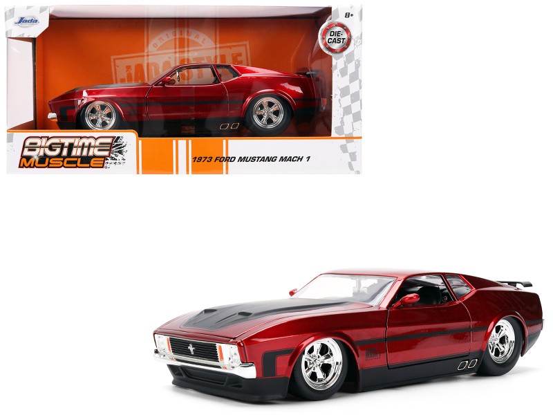 1973 Ford Mustang Mach 1 - Red - Bigtime Muscle - Jada - 1/24 - 36589