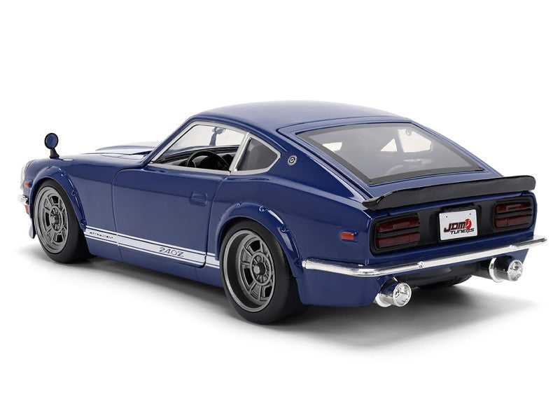 1972 Datsun 240Z blue with white stripes - JDM Tuners - Jada - 1/24 - 37020