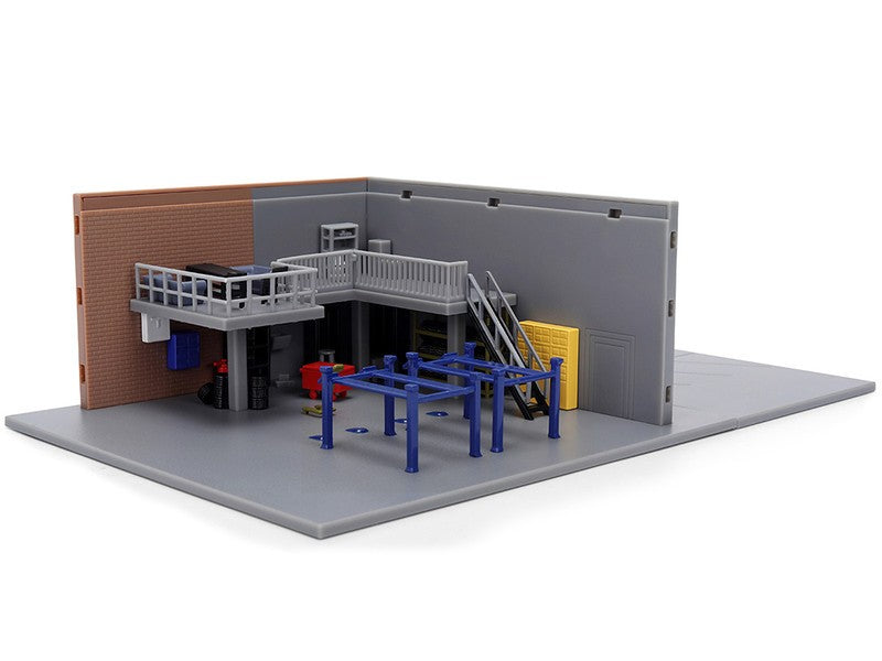 Jada Nano Scene Fast & Furious Hans Garage - Diorama Hollywood Rides Nano - Jada - 1/87 - 36403
