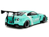 Nissan GT-R (R35) Liberty Walk Body Kit 2.0 Light Blue - Pink Slips - Jada 1/18 - 36382 Passion Diecast 