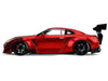 Nissan GT-R (R35) Liberty Walk Body Kit 2.0 Red Metallic - Pink Slips - Jada 1/18 - 36465 Passion Diecast 
